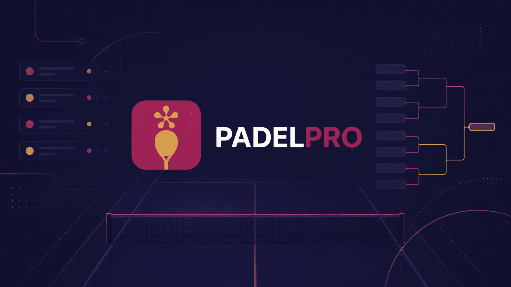 Identidad de PadelPro aplicada a una plataforma de gestión de torneos de pádel